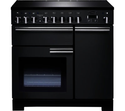 RANGEMASTER  Professional Deluxe 90 Electric Induction Range Cooker - Slate & Chrome